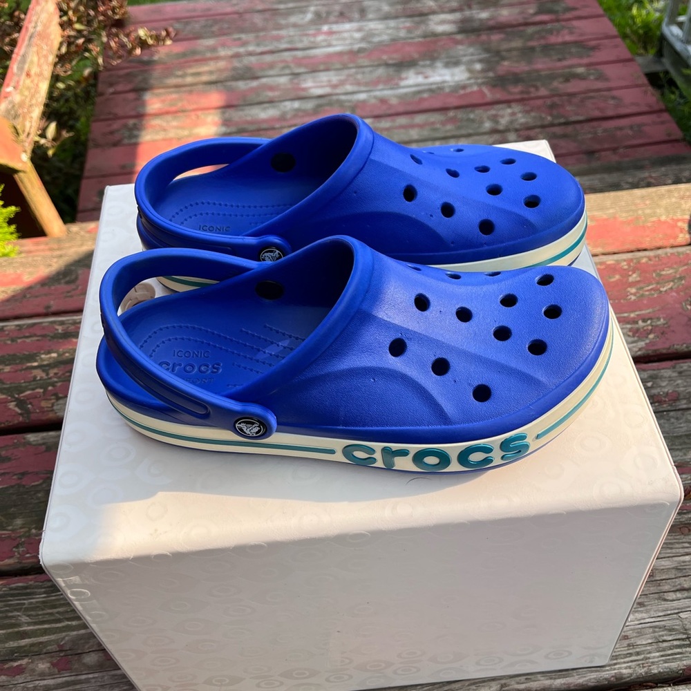 Crocs Adult Bayaband Blue shoes Size 11